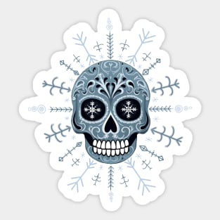 Skullflake Sticker